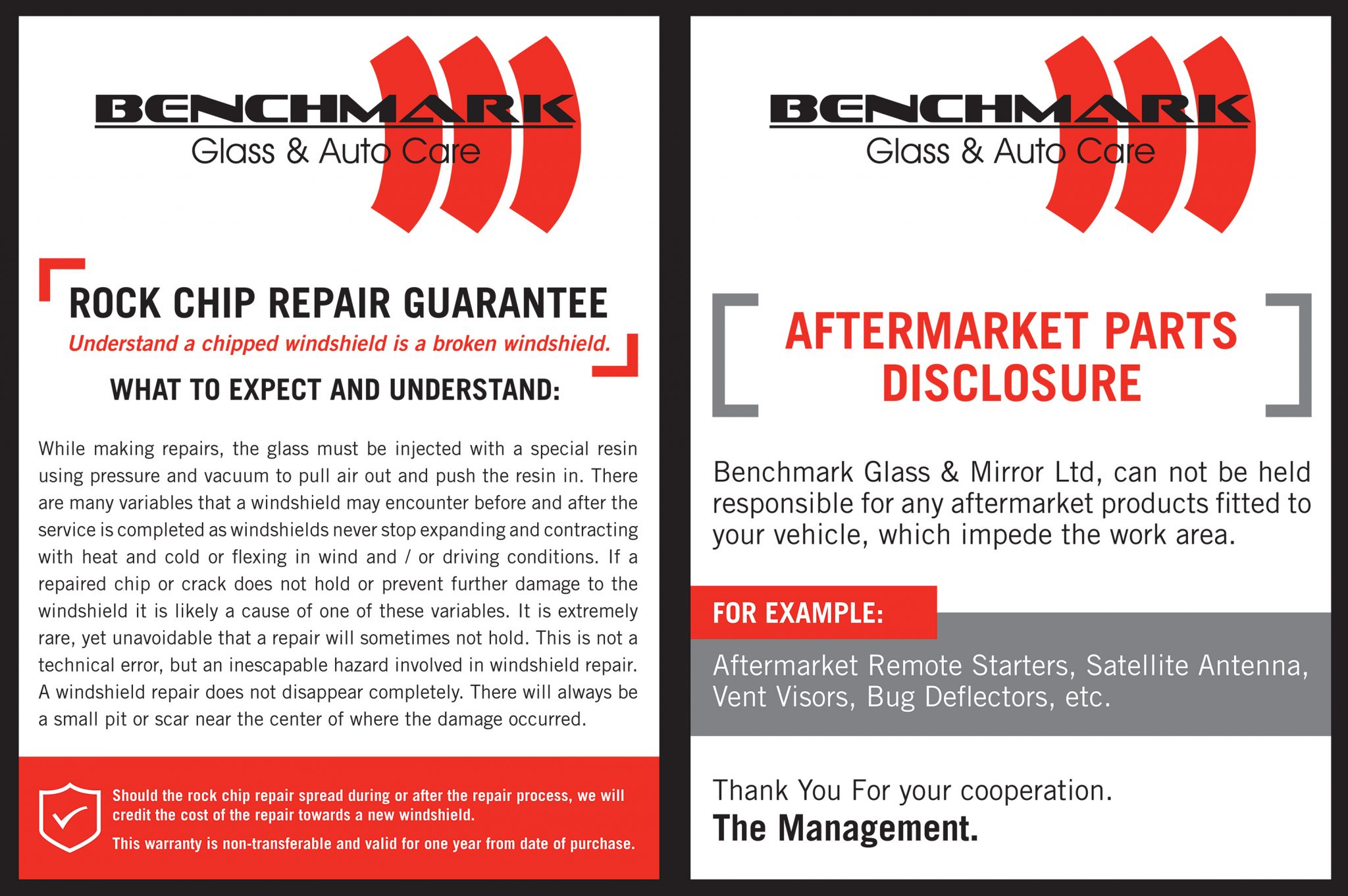 Automotive Benchmark Glass & Auto Care